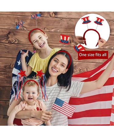 Patriotic Head Bopper Headband Set - 12 PCS 4th of July & Memorial Day Accessories - Buy Online on GoSupps.com