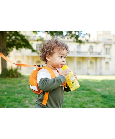 LittleLife Children & Toddler Water Bottle 400ml Yellow | Easy-Access Lid & Straw - Buy Online on GoSupps.com