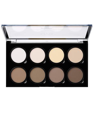 NYX Professional Makeup Highlight & Contour Pro Palette | Vegan Translucent Powder Set Bundle - Matte Finish Oil-Absorbing International Shipping Available - Buy Online on GoSupps.com
