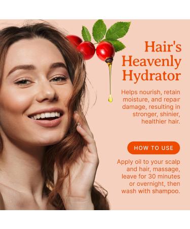 Bella Terra Oils - Organic Rosehip Oil 4 oz - Hailing from The Finest Rosa Mosqueta Abundant in Omega-6 & Omega-3 Fatty Acids Pure Radiance for Face 4 Fl Oz (Pack of 1) - Buy Online on GoSupps.com