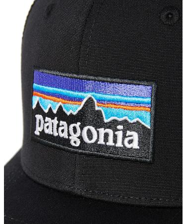 Patagonia P-6 Logo Trucker Hat - Black | One Size - Buy Online on GoSupps.com