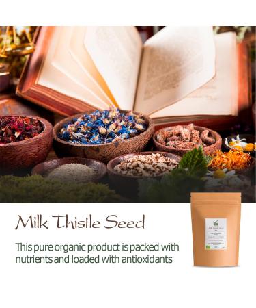 Milk Thistle Seed Organic Tea - Mariadistel Seeds - Silybum Marianum - Shou Mei Fi Milk Thistle Tea Milkthisel Organic Milk Thistle Liver Detox - Buy Online on GoSupps.com