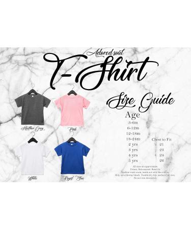 Personalized Pink Auntie Custom Name Baby T-Shirt - My Bestie - 3-6 Months (Royal Blue) - Buy Online on GoSupps.com