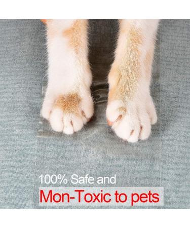 Petslucent Cat Scratch Furniture Protector Tape - 4''x 30 Yards Green | Double Sided Clear Sticky Paws Guards for Carpet, Sofa, Couch, Door - Anti Scratch Deterrent Training Tape - Buy Online on GoSupps.com