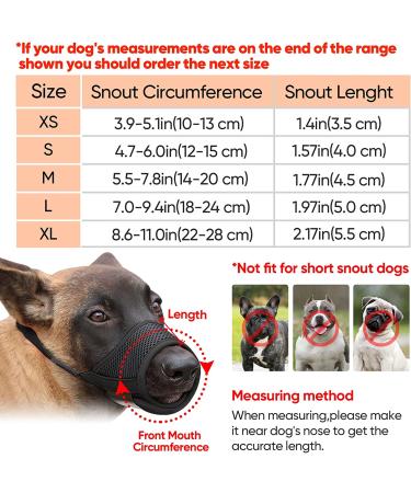 Soft Nylon Adjustable Dog Muzzle | Anti-Biting & Bark Control | Breathable Mesh Design | Suitable for Small, Medium, Large Dogs | 4 Colors & Sizes | Medium Black - Buy Online on GoSupps.com