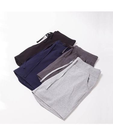 Hanes Women's Jersey Pocket Shorts - Drawstring, Cotton, 7 Inseam, Black - Large - Buy Online on GoSupps.com