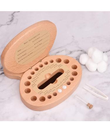 Baby Tooth Keepsake Fairy Box Holder with Lanugo Bottle AhfuLife Wooden Rabbit Shape Keepsake Box for First Lost Teeth Cute Tooth Storage Holder Organizer Baby Shower Gifts for Newborn Boy & Girl - Buy Online on GoSupps.com