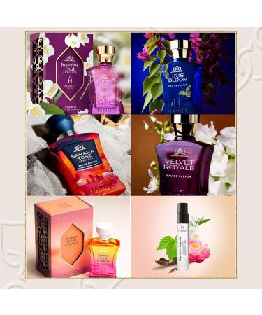 Deluxe Women's Fragrances Discovery Sample Set - Luxury Mini Perfumes for Women - Includes Iris Magnolia Jasmine Oud & Rose Perfume Samples - 6 X 2ml Travel Size Perfume Samples DELUXE DISCOVERY SAMPLE SET of 5 - Buy Online on GoSupps.com