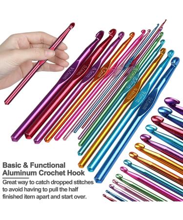 Coopay Large 9mm Crochet Hook - Aluminum Ergonomic Design for Smooth Yarn Crocheting - Knitting Supplies - Buy Online on GoSupps.com