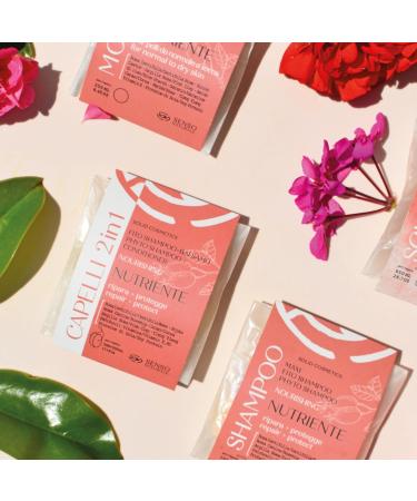 Senso Naturale Nourishing Repairing Solid Shampoo and Conditioner for Dry or Damaged Hair with Elegantier Pink Clay Ylang Ylang 100% Organic Natural and Vegan pH 4.5-5.5 (2 in 1) - Buy Online on GoSupps.com