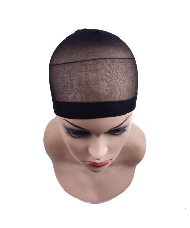 6 Pack Hair Network Nylon Wig Caps - Elastic & Breathable Wig Cap Set (Black) for Comfortable Wig Wear - Buy Online on GoSupps.com