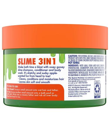 Suave Kids 3-in-1 Gooey Green Apple Shampoo, Conditioner, Body Wash 10 oz - Tear-Free - Buy Online on GoSupps.com