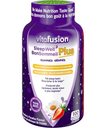 Vitafusion Sleepwell Plus Adult Vitamin Gummies 10mg Melatonin Per Daily Dose & D3 Adult Vitamin Gummies 1000 IU Vitamin D3 Daily Dose Supports Bones & Teeth* 150 Count - Buy Online on GoSupps.com