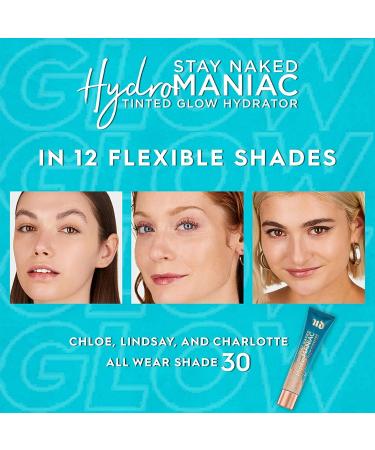 Urban Decay Hydromaniac Tinted Moisturizer - Medium Coverage Foundation - Dewy Skin Finish 40 (Light Medium Warm) - Buy Online on GoSupps.com