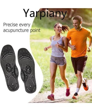 Acupressure Magnetic Shoe Insoles for Pain Relief - Foot Massage Therapy Inserts for Men - Buy Online on GoSupps.com