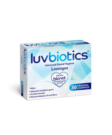 Luvbiotics Breath Freshening Probiotic Original Mint Flavored Lozenges - Pack of 30's
