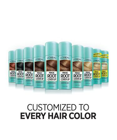 LOreal Paris Magic Root Cover Up Spray - Black Gray Concealer 2.01 Oz - Buy Online on GoSupps.com