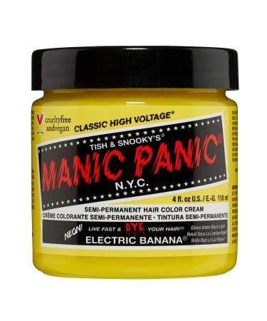 Manic Panic High Voltage Classic Cream Formula Electric Banana 0.118 kg 612600110128