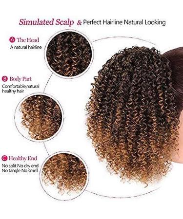 Drawstring Puff Afro Kinky Curly Ponytail - Clip-in Hair Extensions for African American Hair - Buy Online on GoSupps.com