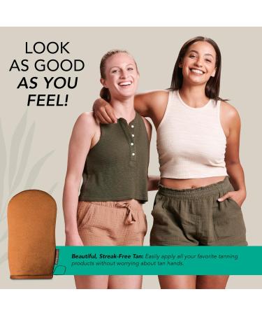 Buy Sunless Streak-Free Self Tanning Applicator Mitt | Washable Blending Tan Mitt for Flawless Glow - International Shipping - Buy Online on GoSupps.com