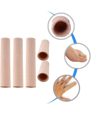 5-Piece Cutable Silicone Toe Protection Cushion | Soft Gel Toe Cap Pads for Corns Callus Bunion Relief - 1.5cm x 15cm - Buy Online on GoSupps.com