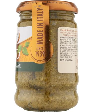 Sacla Italia Classic Basil Pesto 190g - Authentic Italian Pesto Sauce - Buy Online on GoSupps.com