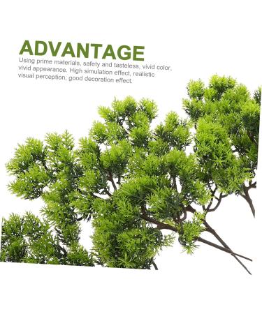 Cabilock 20 Pcs Simulated Pine Leaves Christmas Pine Picks Fern Garland Boutique Plastic Gift Dark Greenx4pcs mediumx4pcs - Buy Online on GoSupps.com