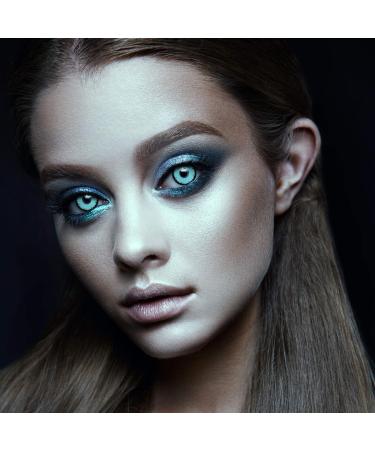 Aricona Blue Colored Contact Lenses - Annual Prescription-Free Blue Vampire Halloween Lenses - Buy Online on GoSupps.com
