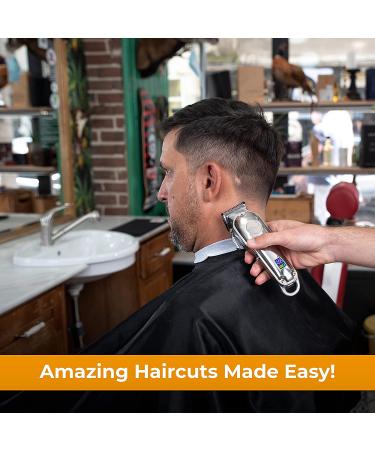 Fagaci Professional Cordless Hair Clippers for Men - Barber Cutting Kit in Gold - Buy Online on GoSupps.com