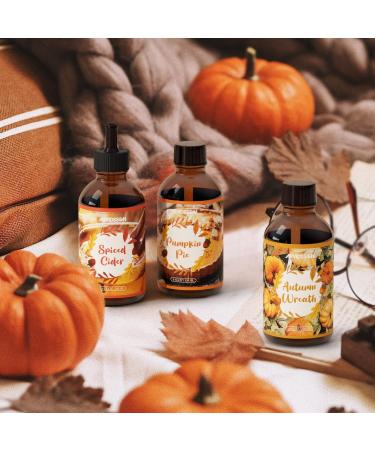ARVIDSSON Fall Essential Oils Spiced Cider Fragrance Oil 4 Fl Oz (120ml) Natural Spiced Cider Oil for Diffusers Candle Making Cozy Autumn Scented Oils - Buy Online on GoSupps.com