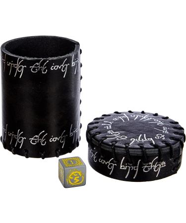 Q WORKSHOP Elvish Black Leather Dice Cup - Premium RPG Gaming Accessory - Buy Online on GoSupps.com