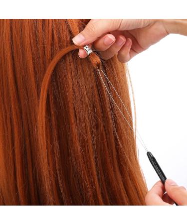 WLLHYF 10-Piece Hair Extension Loop Needle Threader Set - Hair Extension Tools for Micro Rings, Nano Beads, Styling, and Feather Extensions - Buy Online on GoSupps.com