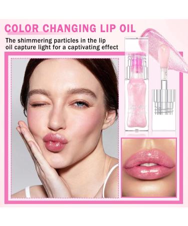 Magic Color Changing Lip Oil | Hydrating Tinted Gloss & Balm | Non-Sticky Plumping Lip Stain - International Shipping - Buy Online on GoSupps.com