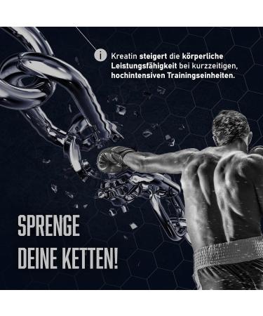 UNCHAINED Creatine Powder 350g | Pure Creatine Monohydrate | Additive-Free | Optimal Solubility | Tasteless | International Shipping - Buy Online on GoSupps.com