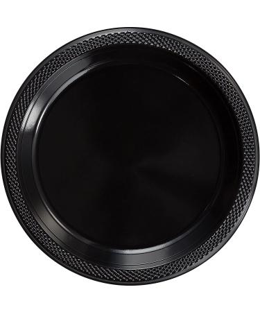 Black Plastic Plates - 10 Inch, 50 Count - Disposable Dinner Party Plates for All Occasions - Buy Online on GoSupps.com