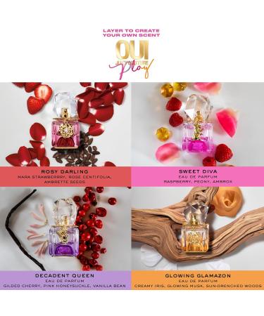 Juicy Couture Oui Play Eau De Parfum Perfume for Women Rosy Darling 0.5 Fl Oz - Buy Online on GoSupps.com