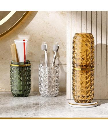JISADER 3x Portable Toothbrush Case & Travel Mug - Practical Toothpaste Holder for Outdoor Use | International Shipping Available - Buy Online on GoSupps.com