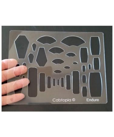 Cabtopia - Lapidary Jewelry Design Template StencilEndure - Buy Online on GoSupps.com