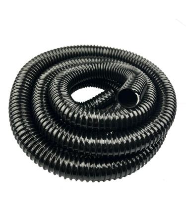 25mm (1") Black Flexible Corrugated Pond Hose for Garden Pond Fountain Pump (Various Sizes) (10 Metres)