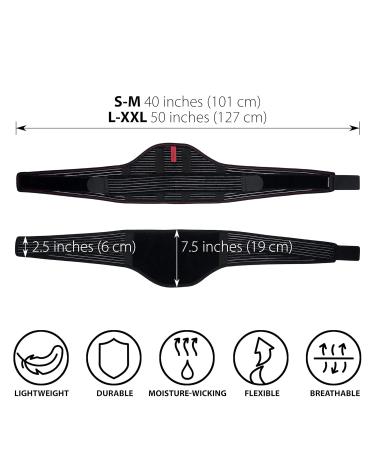 ORTONYX Maternity Support Belt for Back, Pelvic, Hip, and Abdomen Pain Relief - Pregnancy Brace - L-XXL Black - Buy Online on GoSupps.com