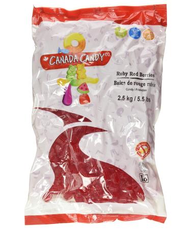 CANADA CANDY Ruby Red Berries Raspberry 2.5 Kilogram