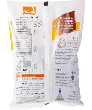 Eastern 3 Step Easy Cooking| Chemba Puttu Podi |1kg | Red Rice Flour for Steam Cake - Buy Online on GoSupps.com