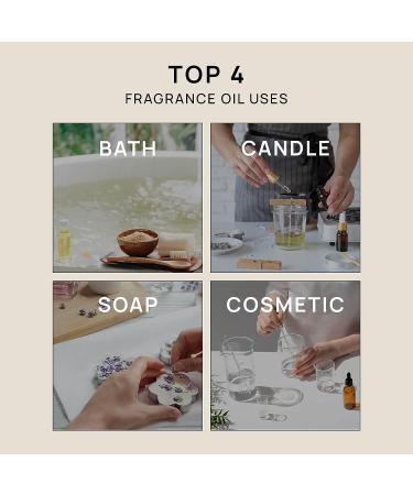 VINEVIDA 4oz Black Ice Fragrance Oil for Soap and Candle Making - Perfume Oils for Soy Candles, Linen Spray, Car Freshies, and More | 4 Fl Oz Pack of 1 - Buy Online on GoSupps.com