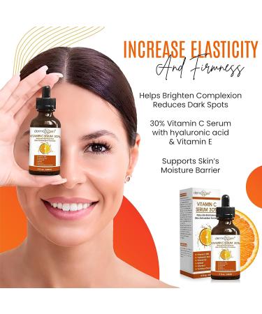 Vitamin C Serum with Pure Retinol & Hyaluronic Acid - Anti-Aging Formula | 4 Fl Oz - Shop Internationally - Buy Online on GoSupps.com