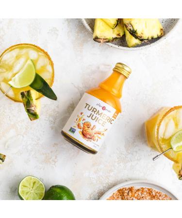 Fiji Turmeric Juice by The Ginger People - 237ml Glass Bottle - Pack of 6 Turmeric 39.5 ml (Pack of 6) - Buy Online on GoSupps.com