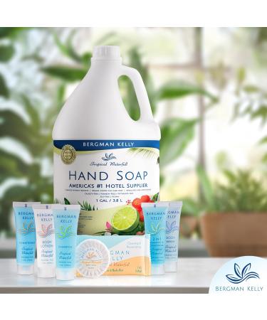 BERGMAN KELLY Tropical Waterfall Liquid Hand Soap - 128 fl oz Refill Gallon for Hotels | Refreshing Hand & Body Soap in Bulk - Buy Online on GoSupps.com