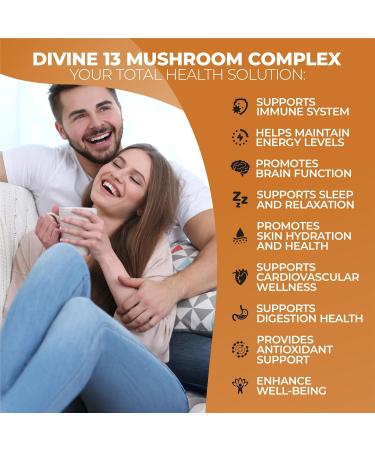 HerbaMe Mushroom Extract Complex with Black Pepper Lion's Mane Cordyceps Turkey Tail Chaga Shiitake Maitake Nootropic Brain Supplements for Memory and Focus Immune System Support 90 Capsules - Buy Online on GoSupps.com
