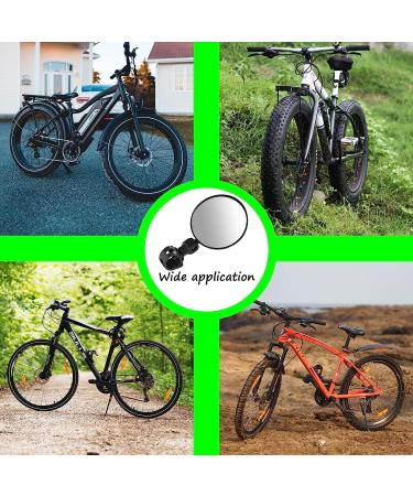 Ganwawo Bike Mirrors - 2 Piece Adjustable 360 Rear View Safety Mirror for Mountain & Road Bikes - Handlebar Rearview Mirror for eBikes - Buy Online on GoSupps.com