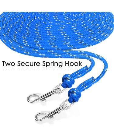 Ranypet 15m Reflecting Long Line for Cats & Small Animals - Durable Safe Disappearing Leash for Kittens Puppies & Rabbits | 50ft Blue - Buy Online on GoSupps.com