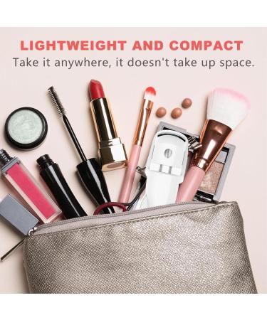 Eyelash Curler Heat | 230mah Battery Portable Small Eyelash Curler - Ergonomic Eye Lash Curling Tool Handheld Eyelash Heated Tool for Eyelashes Makeup White - Buy Online on GoSupps.com